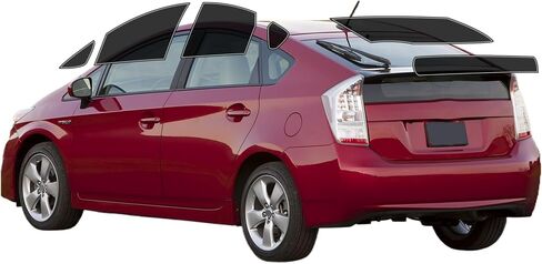 Precut Windows Tint Film جميع الجانبين سيارات Sun حظر الحماية من الخصوصية المضادة للزجاج التحطيم 2 Ply Film 20 ٪ Tint Shade Kit لتويوتا بريوس 2004-2009 in Kuwait