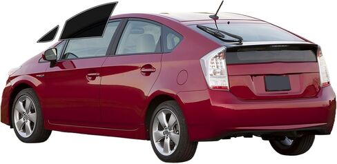 Precut Windows Tint Film جميع الجانبين سيارات Sun حظر الحماية من الخصوصية المضادة للزجاج التحطيم 2 Ply Film 20 ٪ Tint Shade Kit لتويوتا بريوس 2004-2009 in Kuwait