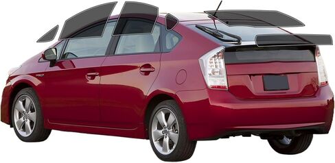 Precut Windows Tint Film جميع الجانبين سيارات Sun حظر الحماية من الخصوصية المضادة للزجاج التحطيم 2 Ply Film 20 ٪ Tint Shade Kit لتويوتا بريوس 2004-2009 in Kuwait