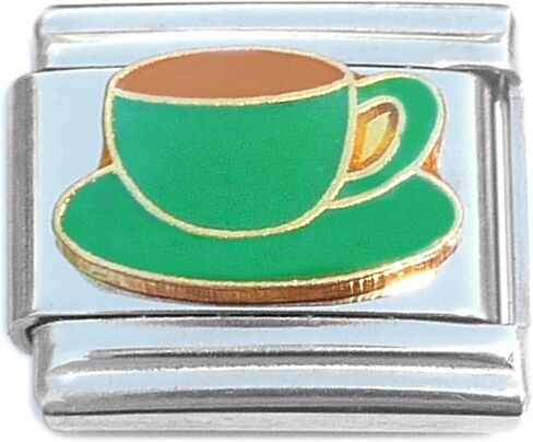 فنجان القهوة Newcharms في السحر الإيطالي الأخضر بالجملة in Kuwait