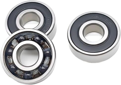 2PCS 6202 2RS CB 15X35X11 mm Hybrid Ceramic Bearing ABEC-7 Industry Motor 6202HC Hybrids Si3N4 Ball Bearings 3NC 6202RS in Kuwait