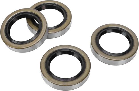 1.719in ID x 2.565in OD Trailer Hub Grease Seal Kit, Chrome Steel Alloy, High Density Rubber, Sealing for 3500 lb. 5 Lug Hubs, EZLube Axles and 84 Spindles with Double Lip in Saudi Arabia