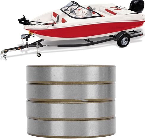 1.719in ID x 2.565in OD Trailer Hub Grease Seal Kit, Chrome Steel Alloy, High Density Rubber, Sealing for 3500 lb. 5 Lug Hubs, EZLube Axles and 84 Spindles with Double Lip in Saudi Arabia