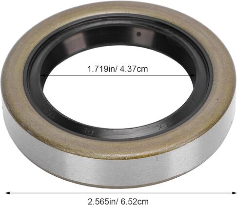 1.719in ID x 2.565in OD Trailer Hub Grease Seal Kit, Chrome Steel Alloy, High Density Rubber, Sealing for 3500 lb. 5 Lug Hubs, EZLube Axles and 84 Spindles with Double Lip in Saudi Arabia