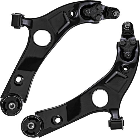 Detroit Axle - Front 6pc Control Arms Kit for Kia Optima Hyundai Sonata Azera Cadenza 2 Lower Control Arms w/Ball Joints 4 Inner & Outer Tie Rods Replacement in Kuwait