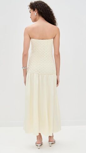 Women's Strapless Smocked Parlour Dress in Saudi Arabia