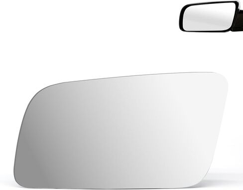 Neyasu سائق الجانب الأيسر LH Mirror Glass Fit لـ 1990-2000 Chevy GMC C1500 C2500 C3500 K1500 K2500 K3500 Pickup Truck Tahoe Blazer Jimmy Yukon Plat Plan in Kuwait