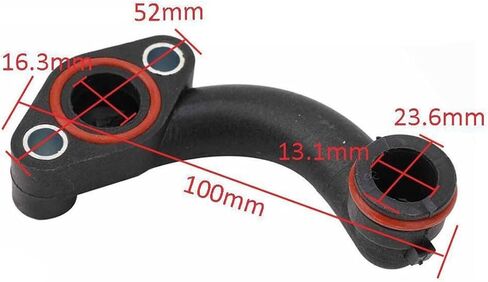 2PCS 68211200AC سائل التبريد المبرد لدوار Dodge Jeep Grand Cherokee RAM1500 2014-2019 Jeep Grand Cherokee 2014-2021 / RAM 1500 2014-2021 in Kuwait
