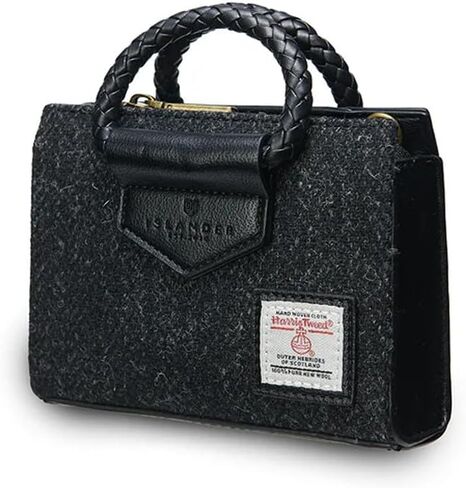 Islander The Mini Arran Tote with Detachable Strap Made of Harris Tweed & Microfibre Leather in Saudi Arabia