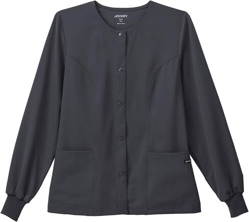 Jockey Women's Scrubs Women’s Classic Round Reckline Snap Jacket Scrub Scrub in Saudi Arabia