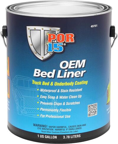 POR-15 Bed Liner, Truck Bed and Underbody Coating, 32 Fluid Ounces, Black in Saudi Arabia