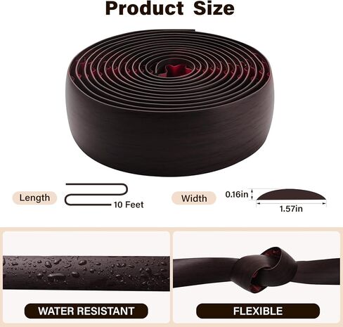 شريط انتقال للأرضيات من الفينيل من INMOZATA، أرضيات مقسمة مسطحة ذاتية اللصق لربط فجوات الأرضية، السجاد، غطاء العتبة، بلاط الأرضيات، انتقالات المدخل (10 أقدام × 1.57، أسبن أصفر) in Kuwait