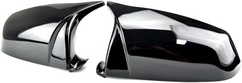 غطاء غطاء مرآة الرؤية الجانبية الجانبية لـ BMW 5 6 7 Series E60 E61 E63 E64 F01 F02-F04 F06 F07 F11 F12 F13 Carbon Fiber أسود (نظرة ألياف الكربون) in Kuwait