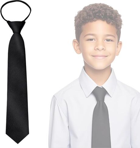 الأولاد المربوون مسبقًا Necktie 15 "x2" مع DrawCord قابل للتعديل للشباب والمدرسة وحفلات الزفاف in Kuwait