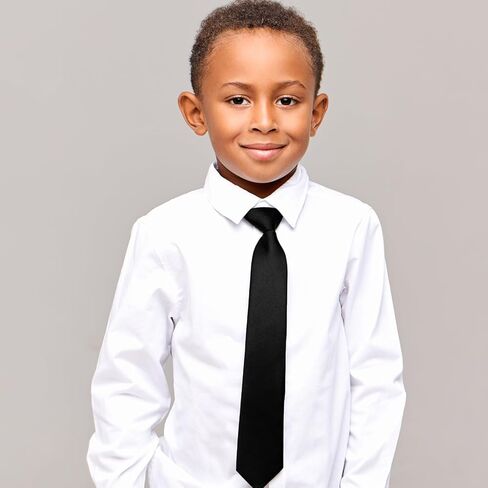 الأولاد المربوون مسبقًا Necktie 15 "x2" مع DrawCord قابل للتعديل للشباب والمدرسة وحفلات الزفاف in Kuwait