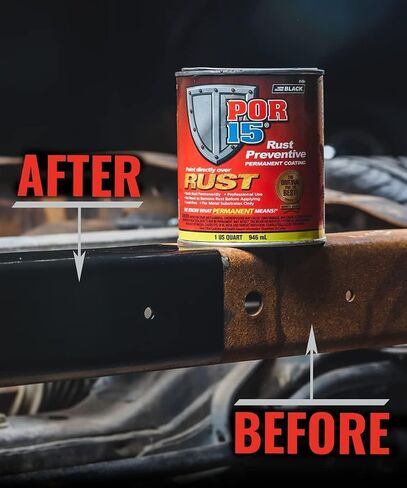 POR-15 Gray Stop Rust Undercoating System, 3 Products, 32 fluid ounces each in Saudi Arabia