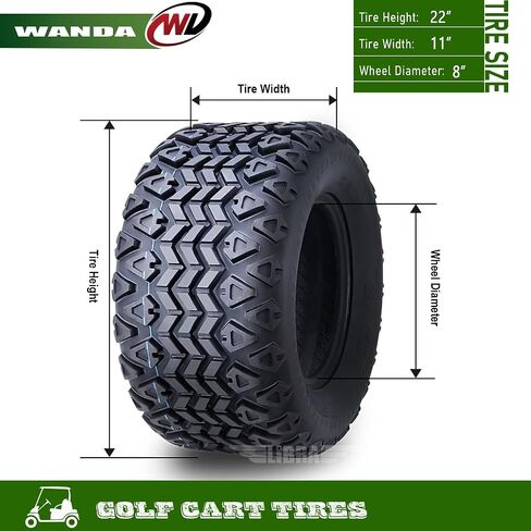 WANDA 23X10.5-12 Golf Cart ATV Tires 4 Ply 23X10.5x12 14034 … in Saudi Arabia