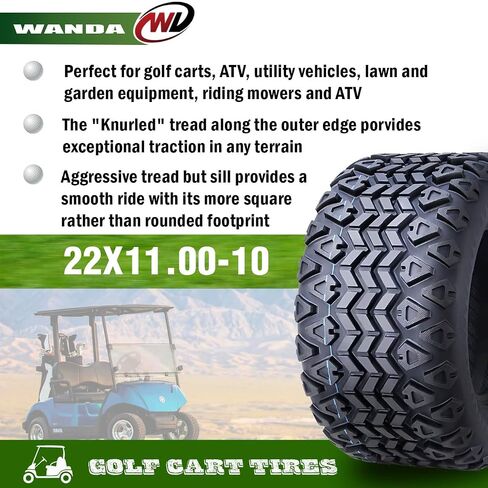 WANDA 23X10.5-12 Golf Cart ATV Tires 4 Ply 23X10.5x12 14034 … in Saudi Arabia