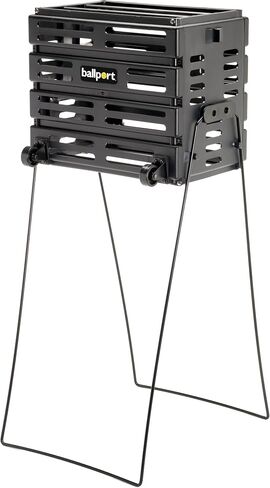Tourna Ballport Deluxe Tennis Ball Hopper with Wheels - Blue in Kuwait