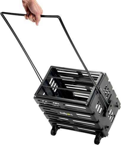 Tourna Ballport Deluxe Tennis Ball Hopper with Wheels - Blue in Kuwait