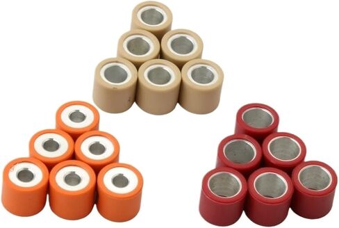 6pcs 19x17mm 5g 7g 9g Variable Speed ​​Roller Weights Fit for 125 150 125cc 150cc(19 x 17mm 9g) in Saudi Arabia