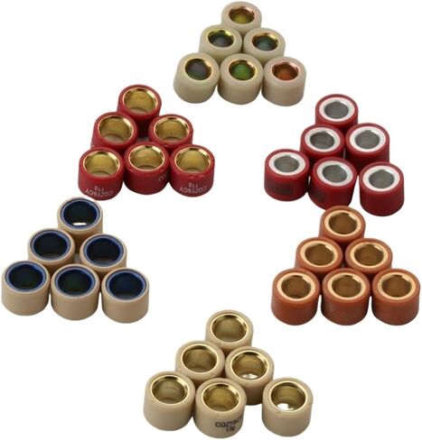 6pc 7g 11g 12g 16g 20x15mm rowdler rowler fit for pcx125 sh150 pcx150 sh125 125 125cc 4 stroke (رمادي) in Kuwait