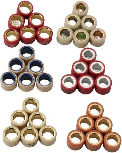 6PC 20x15mm 7g 11g 12g 13g 16g Transmission Roller Weights Fit for 100(Brown) in Saudi Arabia