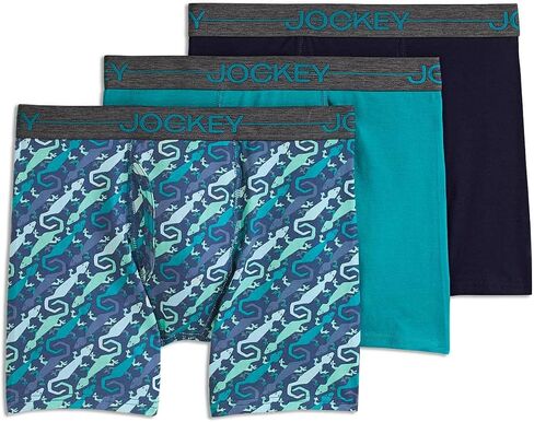 Jockey Boys 'Cotton Cotton Stretch Boxer Boxer - 3 Pack in Kuwait