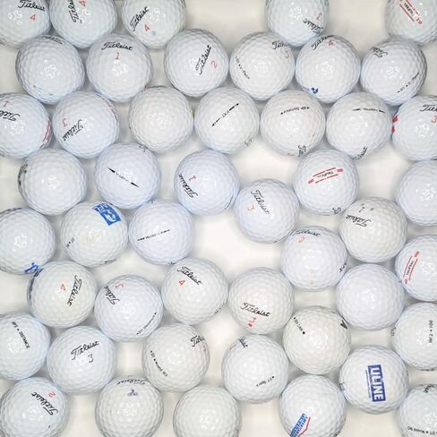 Afford-A-Ball Golf. (50 Pack) Recycled for Titleist Miscellaneous Mix. White Golf Balls. Eagle and Birdie Condition (Mint,5A / Near Mint, 4A). Golf Supplies for Men & Women. Best Budget Golf Balls. in Saudi Arabia