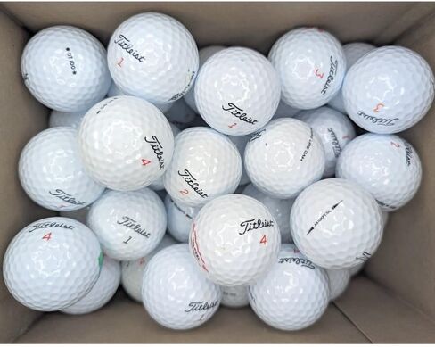 Afford-A-Ball Golf. (50 Pack) Recycled for Titleist Miscellaneous Mix. White Golf Balls. Eagle and Birdie Condition (Mint,5A / Near Mint, 4A). Golf Supplies for Men & Women. Best Budget Golf Balls. in Saudi Arabia