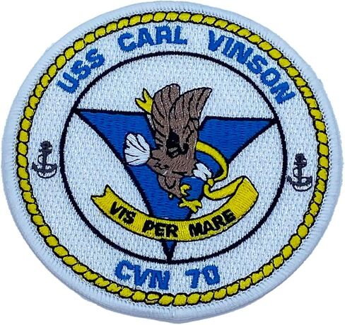 USS CARL VINSON CVN-70 PATCH-دعم البلاستيك in Kuwait
