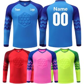 Customized Football Goalkeeper Suit Set, Goalkeeper Football Shirt, Goalkeeper Uniform, Quick Drying and Breathable in Kuwait