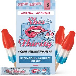 عبوات الحليب الأسطورية للترطيب العطشى | مكمل الكورتيزول لتخفيف التوتر ودعم الغدة الكظرية | مسحوق إلكتروليتات ماء جوز الهند، بطيخ، بدون إضافة سكر، 18 قيراط in Kuwait