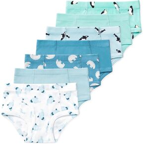 Lucky & Me | Nolan Boy's Briefs | Children's Tagless Soft Cotton Underwear | 7 Pack in Saudi Arabia