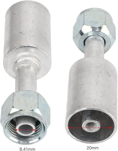10pcs خرطوم تكييف الهواء من الألومنيوم من الألومنيوم 3/8in R12 لموصل الشاحنة AC Retrofit in Kuwait