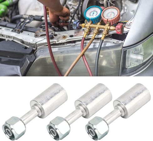 10pcs خرطوم تكييف الهواء من الألومنيوم من الألومنيوم 3/8in R12 لموصل الشاحنة AC Retrofit in Kuwait