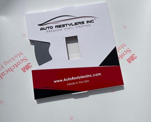 3M 5/16 "× 150 'شريط pinstriping فينيل (Silver Metallic ، 150 قدم). in Kuwait