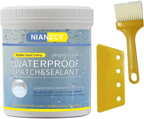 Liquid Waterproof Sealant, Invisible Waterproof Agent,Transparent Repairing Leak Waterproof Adhesive, Super Strong Bonding Sealant Invisible Waterproof Anti-Leakage Agent 35oz in Saudi Arabia