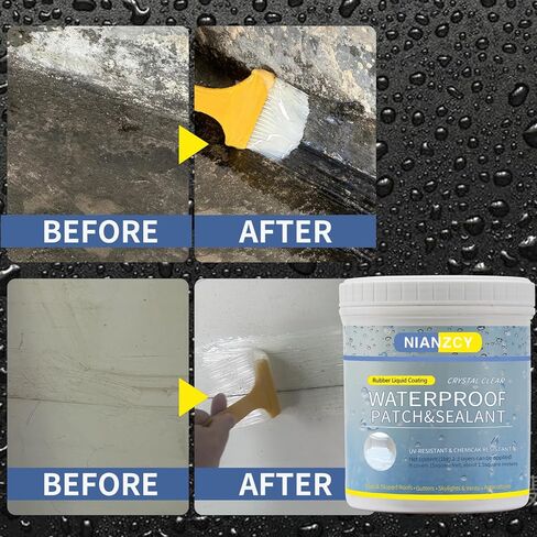 Liquid Waterproof Sealant, Invisible Waterproof Agent,Transparent Repairing Leak Waterproof Adhesive, Super Strong Bonding Sealant Invisible Waterproof Anti-Leakage Agent 35oz in Saudi Arabia