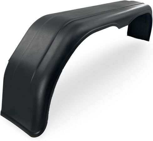 (2) Sturdy Built Black Plastic Tandem Axle Boat Trailer Fenders 9 1/2 in x 61 in x 15 in, 26971-2 in Saudi Arabia