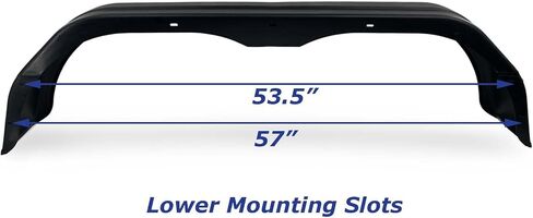 (2) Sturdy Built Black Plastic Tandem Axle Boat Trailer Fenders 9 1/2 in x 61 in x 15 in, 26971-2 in Saudi Arabia