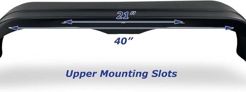 (2) Sturdy Built Black Plastic Tandem Axle Boat Trailer Fenders 9 1/2 in x 61 in x 15 in, 26971-2 in Saudi Arabia