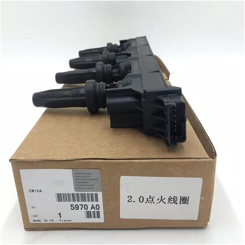 التوافق التوافق المناسب مع Citroen Sega Triumph C4 C5 II DS4 Peugeot 307 308 3008 407 408 508 محرك اشتعال Coil OEM 5970A0 9656695780 (ب) in Kuwait