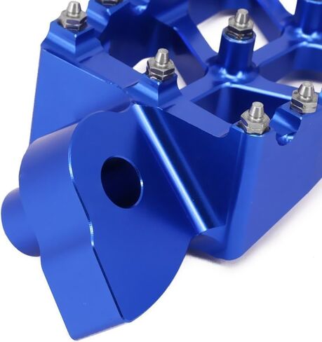 JFG RACING Dirt Bike Foot Pegs,CNC Motorcycle Rest Pedal Footpegs for YZ65 18-23/YZ85 02-23/YZ125 97-24/YZ250 98-24/YZ250F 01-23/WR250F 01-24/YZ450F WR450F 03-23/YZ125X YZ250X YZ250FX YZ450FX-Blue in Saudi Arabia