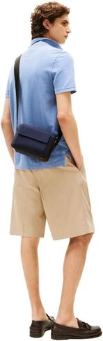 Tommy Hilfiger Casual Small Messenger Bag with Water Repellent Nylon, Zipper and Adjustable Strap in Saudi Arabia