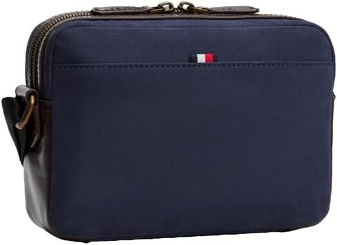 Tommy Hilfiger Casual Small Messenger Bag with Water Repellent Nylon, Zipper and Adjustable Strap in Saudi Arabia
