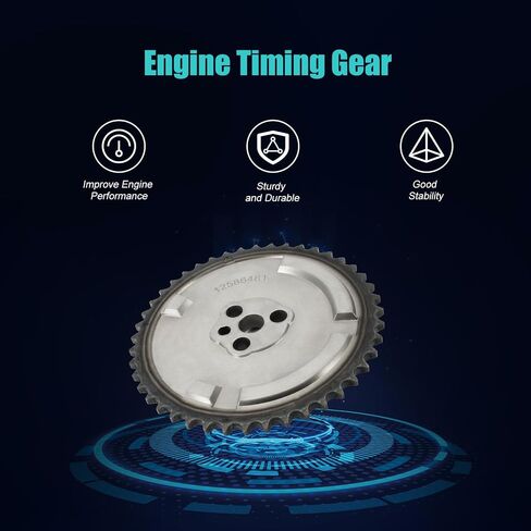 12586481 أربعة قطب 58X 3-BOLT توقيت توقيت عمود الحدبات غير المتوافق مع محركات 2006-2015 LS2 LS3 تتناسب مع 4.8L 5.3L 5.7L 6.0L V8 ، يستبدل 12565308 88958773 88958772 12561721 in Kuwait