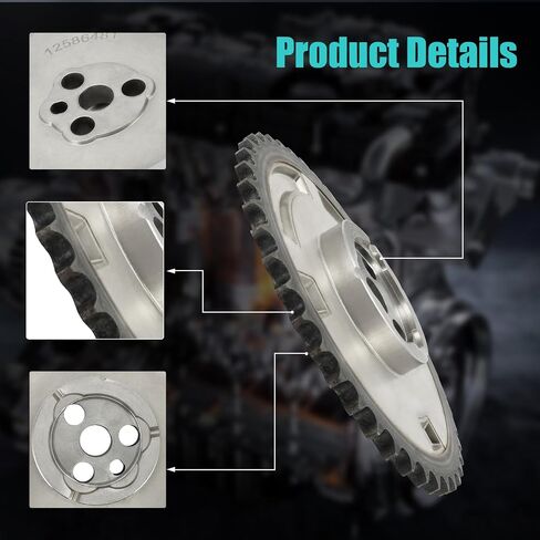 12586481 أربعة قطب 58X 3-BOLT توقيت توقيت عمود الحدبات غير المتوافق مع محركات 2006-2015 LS2 LS3 تتناسب مع 4.8L 5.3L 5.7L 6.0L V8 ، يستبدل 12565308 88958773 88958772 12561721 in Kuwait