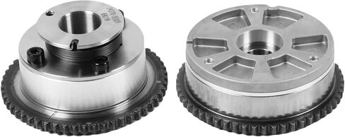 24370-2E020 24350-2E700 توقيت عادم الحد من عمود الحدبات VVT SPROCKET 2PCS FITS لـ HYUNDAI ELANTRA KONA VELOSTER KIA FORTE 2017 2018 2019 2020 2021 2022 2.0L DOHC OE 243702E020 243502E700 in Kuwait