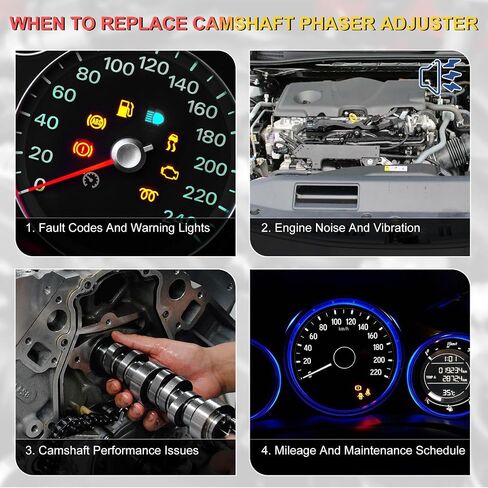 24370-2E020 24350-2E700 توقيت عادم الحد من عمود الحدبات VVT SPROCKET 2PCS FITS لـ HYUNDAI ELANTRA KONA VELOSTER KIA FORTE 2017 2018 2019 2020 2021 2022 2.0L DOHC OE 243702E020 243502E700 in Kuwait